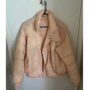 Free People light pink puffer